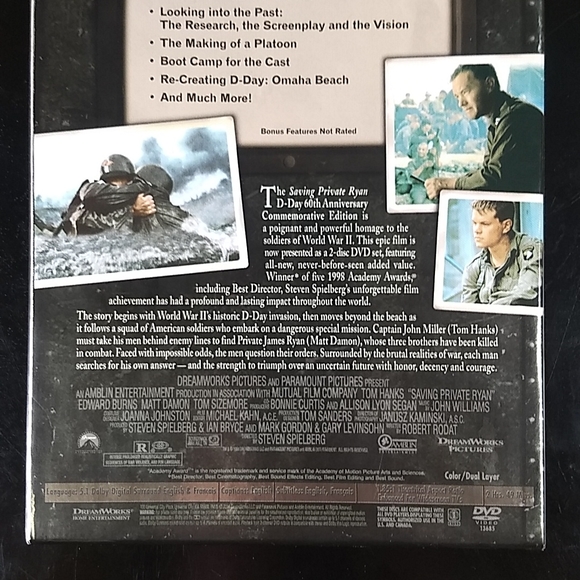 Saving Private Ryan D-Day 60th Anniversary Commemorative Edition DVD box set - Picture 6 of 17